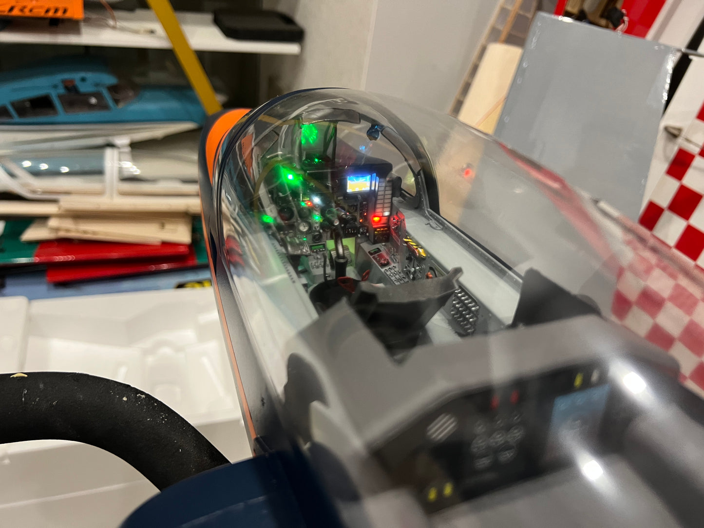 FMS 90mm EDF Viper Jet FPV Cockpit Conversion Kit